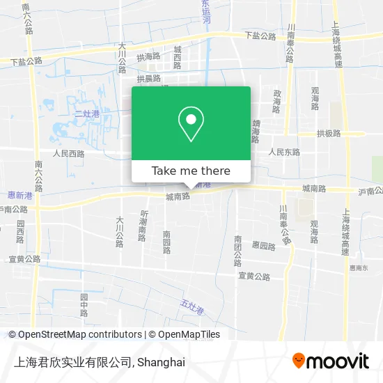 上海君欣实业有限公司 map