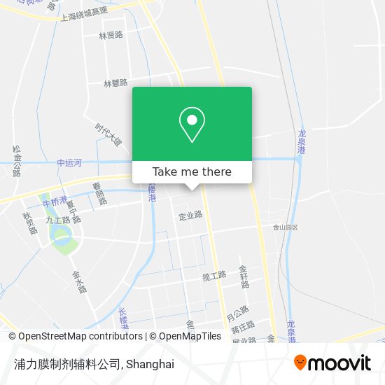 浦力膜制剂辅料公司 map