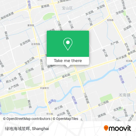 绿地海域笙晖 map