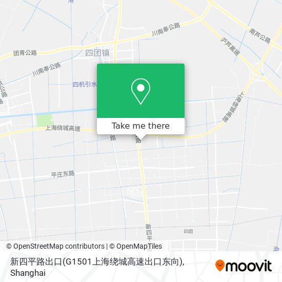 新四平路出口(G1501上海绕城高速出口东向) map