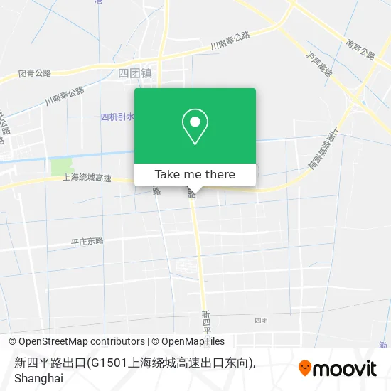 新四平路出口(G1501上海绕城高速出口东向) map
