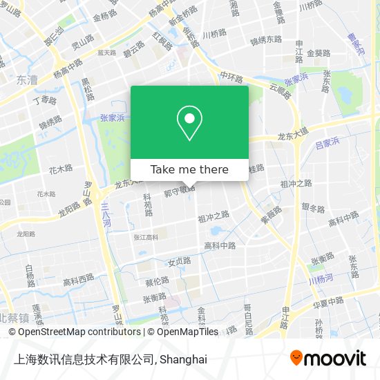 上海数讯信息技术有限公司 map