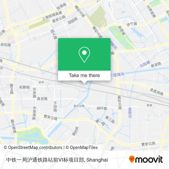 中铁一局沪通铁路站前VI标项目部 map