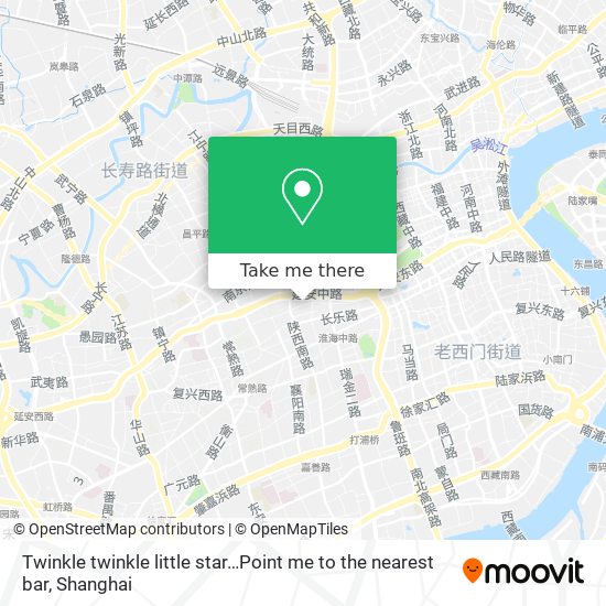 Twinkle twinkle little star…Point me to the nearest bar map