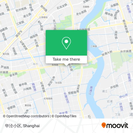 华泾小区 map