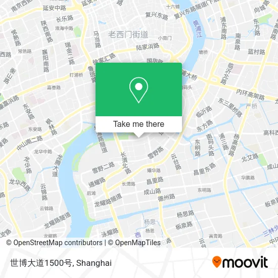世博大道1500号 map