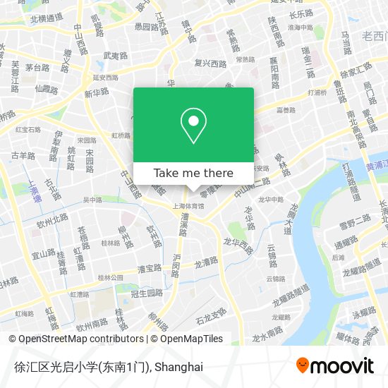 徐汇区光启小学(东南1门) map