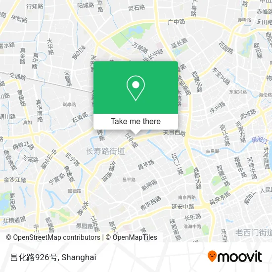 昌化路926号 map