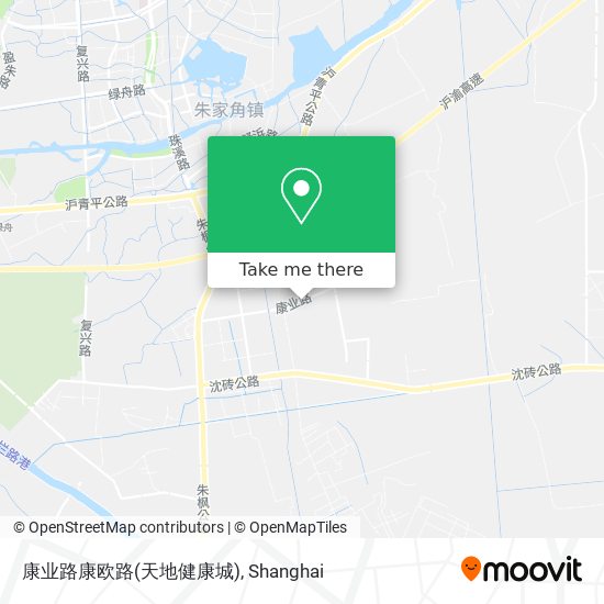 康业路康欧路(天地健康城) map