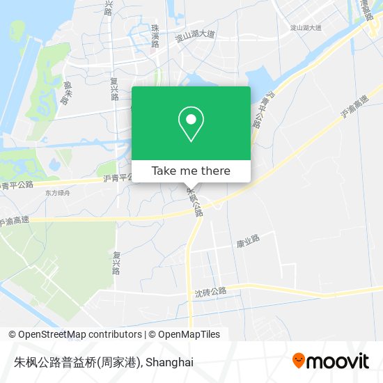 朱枫公路普益桥(周家港) map