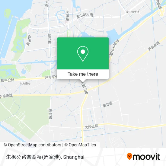 朱枫公路普益桥(周家港) map