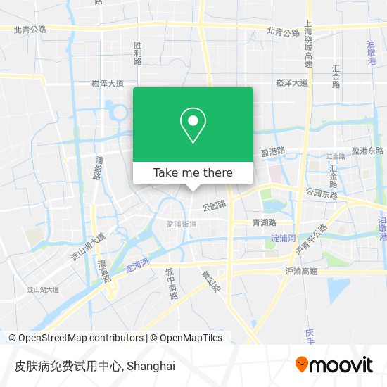 皮肤病免费试用中心 map