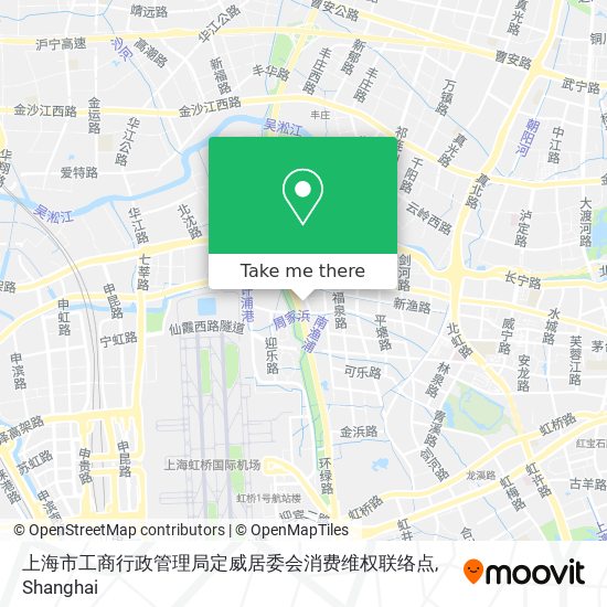 上海市工商行政管理局定威居委会消费维权联络点 map