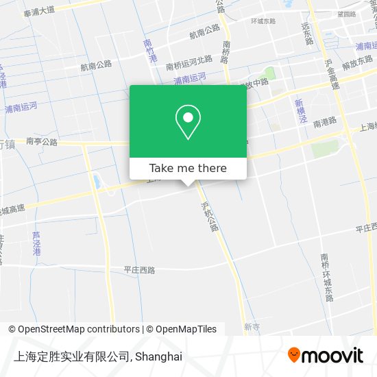 上海定胜实业有限公司 map