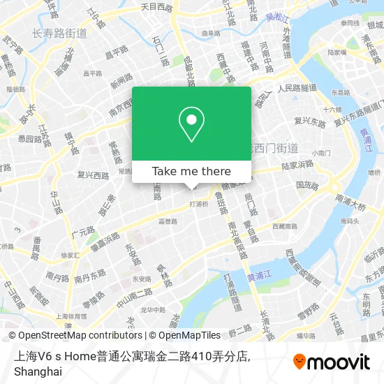 上海V6 s Home普通公寓瑞金二路410弄分店 map
