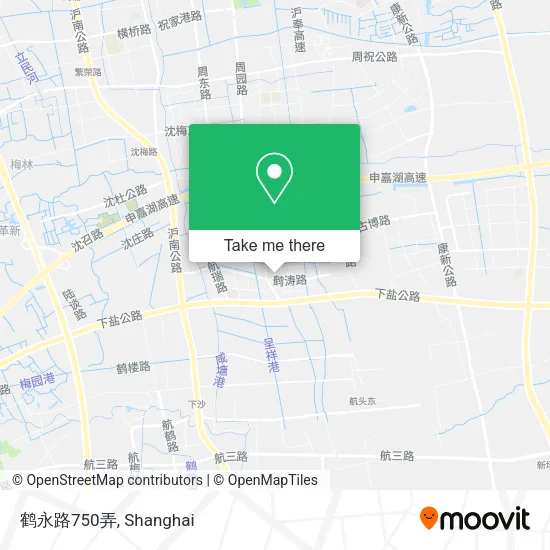 鹤永路750弄 map