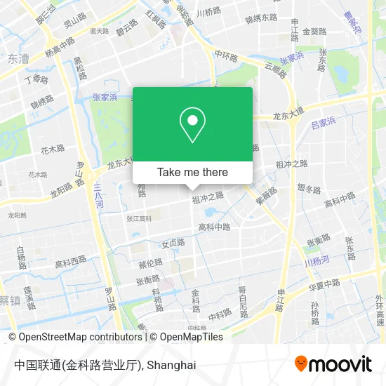 中国联通(金科路营业厅) map