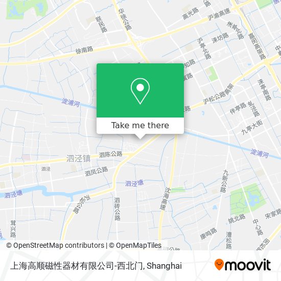 上海高顺磁性器材有限公司-西北门 map