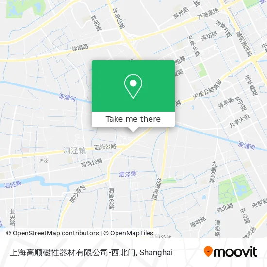上海高顺磁性器材有限公司-西北门 map