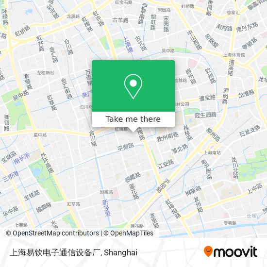 上海易钦电子通信设备厂 map