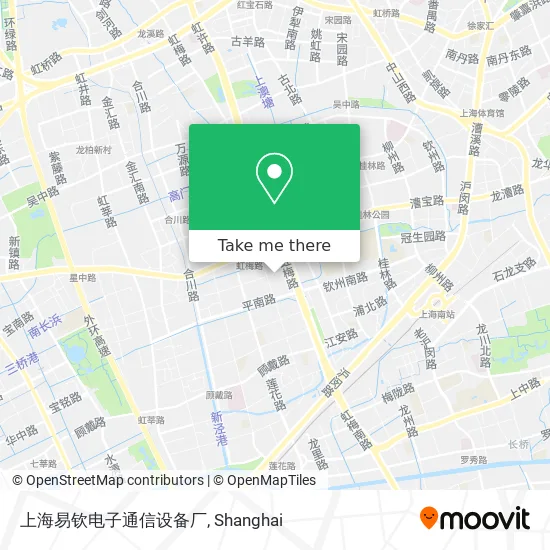 上海易钦电子通信设备厂 map
