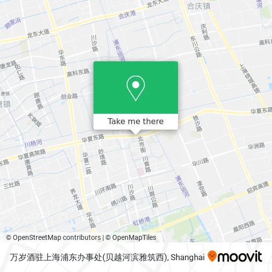 万岁酒驻上海浦东办事处(贝越河滨雅筑西) map