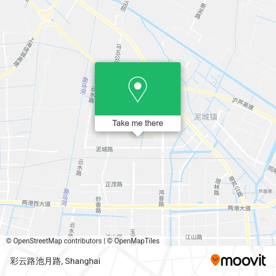 彩云路池月路 map
