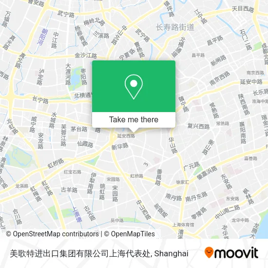 美歌特进出口集团有限公司上海代表处 map