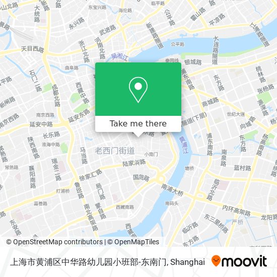 上海市黄浦区中华路幼儿园小班部-东南门 map