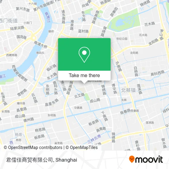 君儒佳商贸有限公司 map