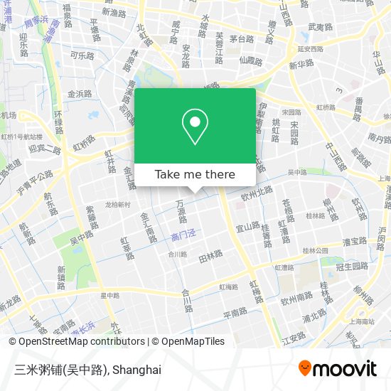 三米粥铺(吴中路) map