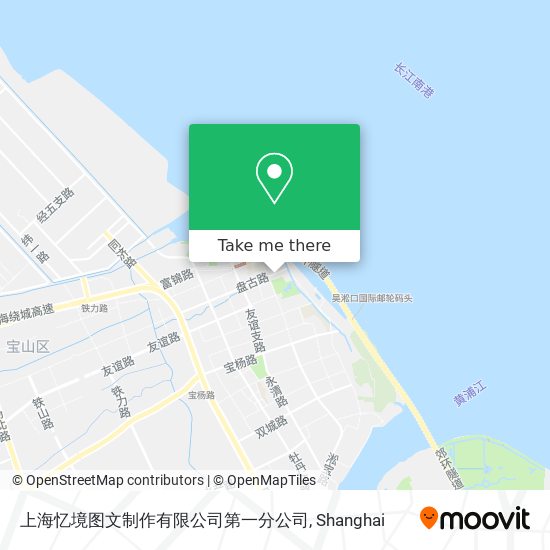 上海忆境图文制作有限公司第一分公司 map