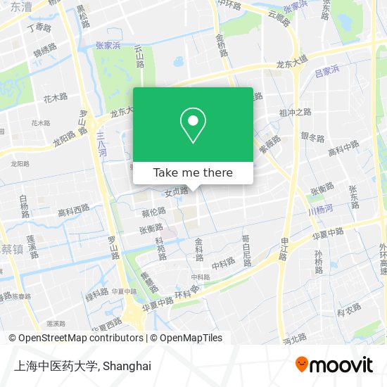 上海中医药大学 map