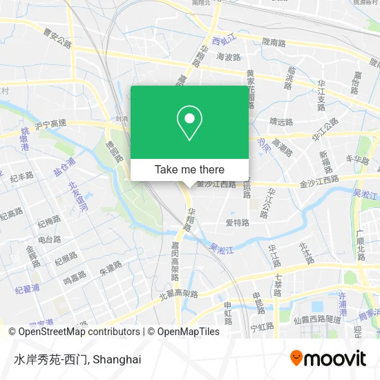 水岸秀苑-西门 map