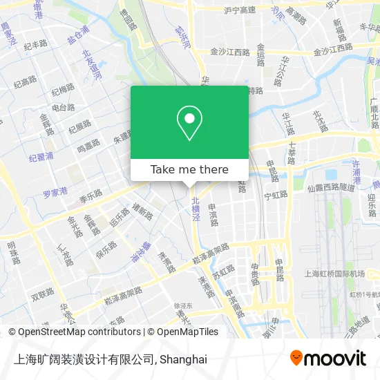 上海旷阔装潢设计有限公司 map