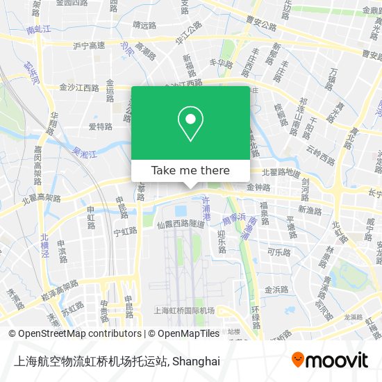 上海航空物流虹桥机场托运站 map