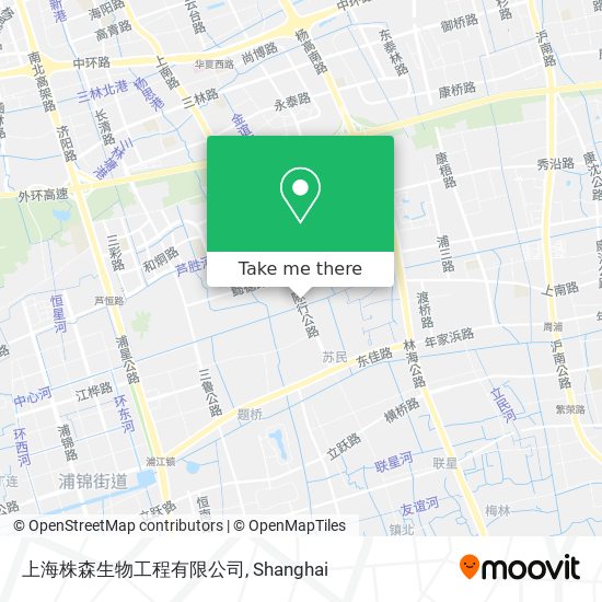 上海株森生物工程有限公司 map