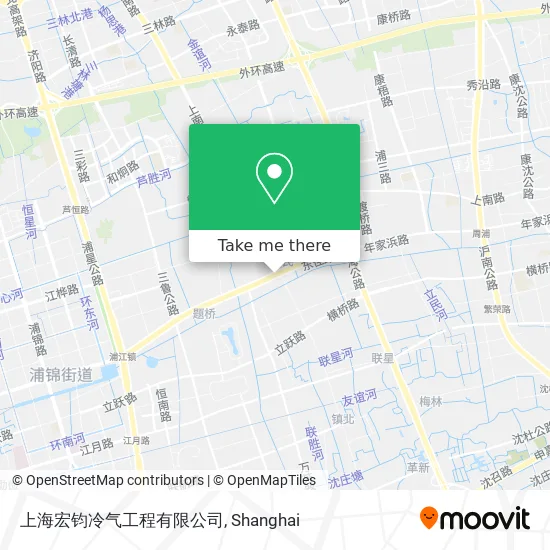 上海宏钧冷气工程有限公司 map