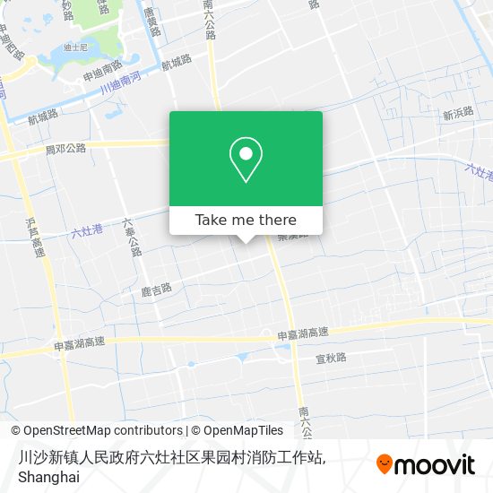 川沙新镇人民政府六灶社区果园村消防工作站 map