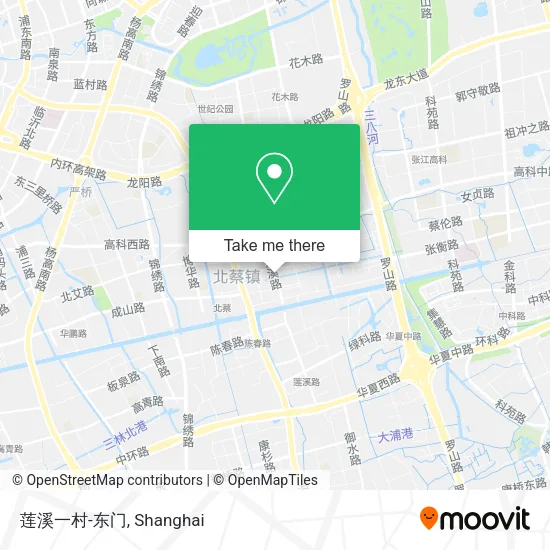 莲溪一村-东门 map