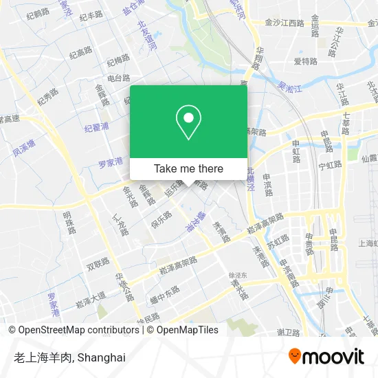 老上海羊肉 map