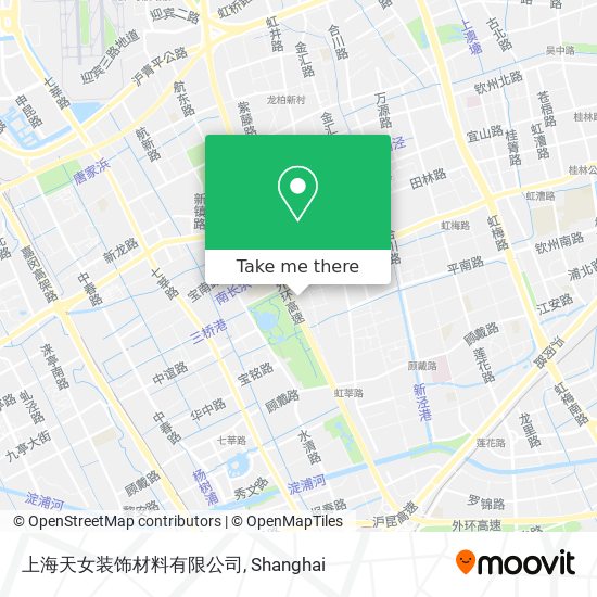 上海天女装饰材料有限公司 map