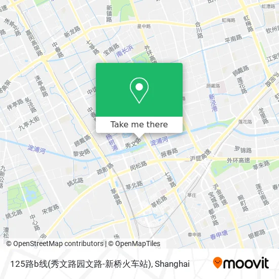 125路b线(秀文路园文路-新桥火车站) map