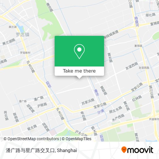 潘广路与星广路交叉口 map