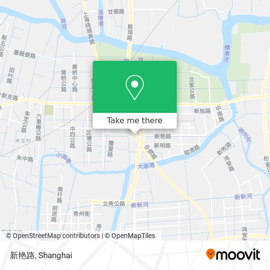 新艳路 map