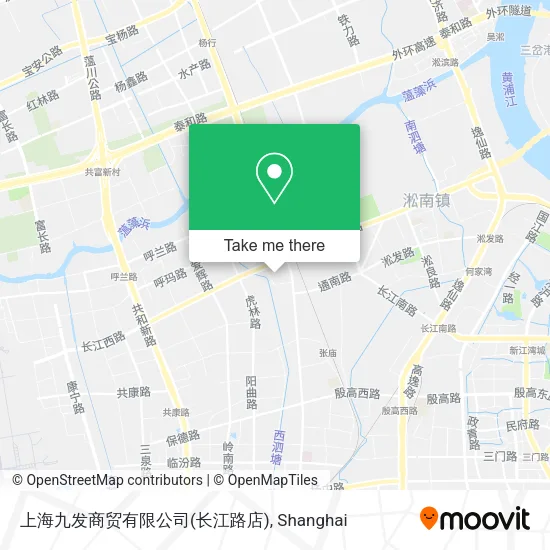 上海九发商贸有限公司(长江路店) map