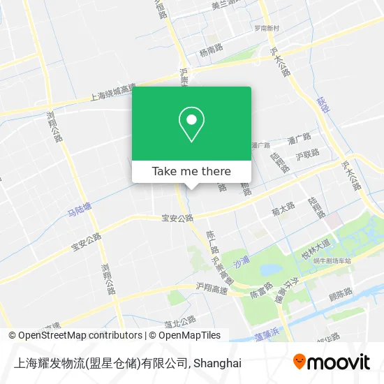 上海耀发物流(盟星仓储)有限公司 map