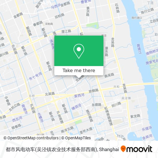 都市风电动车(吴泾镇农业技术服务部西南) map