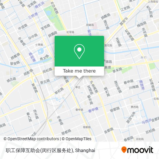 职工保障互助会(闵行区服务处) map