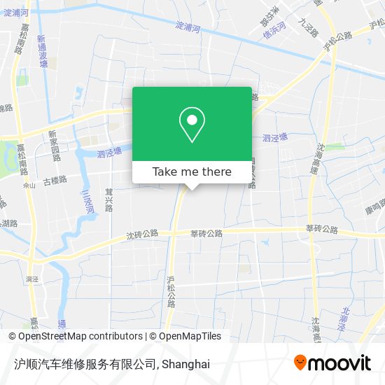 沪顺汽车维修服务有限公司 map